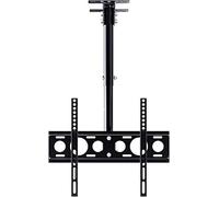 Support TV motorisé réglable en hauteur et pivotant à 360° pour TV de 1 m, idéal pour home cinéma et solutions d'économie d'espace Noir