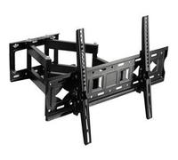 Support TV mural à double bras inclinable et orientable pour TV LG, Sony, Samsung, Hisense, T e 32 à 80 VESA 200X400mm VESA 200X200mm, 200X400mm, 300X300mm, 400X400mm,600X400mm Noir - IRIOS Noir G
