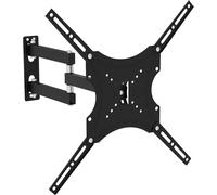 Support TV mural articulé double avec mouvement complet pour écrans de 14 à 60 pouces, VESA maximum de 400 x 400 mm