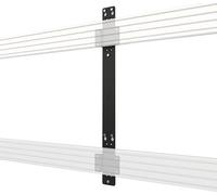 Support TV Mural - B-TECH - BT8390-WFK3/B - VESA 800x400 et 1200x600 - Métal Noir - Fixe