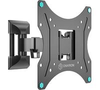 Support Tv Mural De 17 À 43 Pouces - Bras Pour Moniteur Avec Un Poids De 35 Kg - Vesa Max 200X200 - Inclinable Pivotant Np24-B Noir[HDM925008]