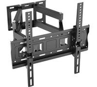 Support TV mural fixation réglable inclinable, pivotant pour TV LG, Sony, Samsung, Hisense, T e 26 à 65 VESA 100X100mm VESA 100X100mm, 200X200mm, 200X400mm, 300X300mm, 400X400mm Noir - IRIOS Noir G
