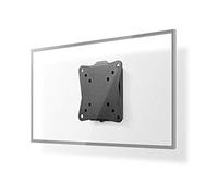 Support TV Mural Fixe - 13-27" - Poids d'écran Maximal Pris en Charge: 30 kg - Distance Minimale du Mur: 20 mm - Acier - Noir