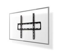Support TV Mural Fixe - 23-55" - Poids d'écran Maximal Pris en Charge: 35 kg - Distance Minimale du Mur: 23 mm - Acier - Noir
