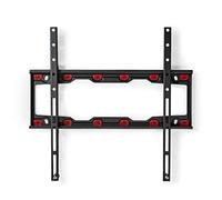Support TV Mural Fixe - 23-55" - Poids d'écran Maximal Pris en Charge: 35 kg - Distance Minimale du Mur: 28 mm - Acier - Noir