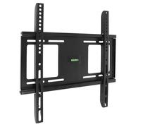 Support TV Mural Fixe - ERROLVES - 26-55 Pouces - VESA 400x400mm - Charge max 48kg - Métal Noir