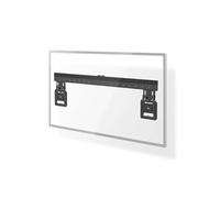 Support TV Mural Fixe - 43-100" - Poids d'écran Maximal Pris en Charge: 75 kg - Distance Minimale du Mur: 9.50 mm - Acier - Noir