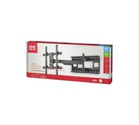 Support TV mural ONE FOR ALL WM4453 Solid TURN 180 XL 32-77 jusqu'à 50 kg orientable 180° inclinable 20° VESA 400 Noir