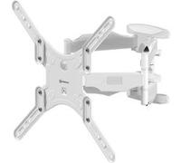 Support TV Mural pour 37 - 70, jusqu'à 36,4 kg, VESA 100x100 - VESA 400x400 / Support TV Pivotant Inclinable Tournant M5-W Blanc
