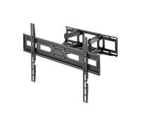Support TV Mural Orientable Manhattan 462440, 37"-80", VESA 100x100-600x400, 40kg max, Inclinaison -15°/+3°, Pivot -60°/+60°, Noir, Distance Mur 6.7-35.5cm