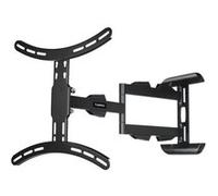 Support TV mural - Pivotable - Bras long 165 cm - 65" - 25 kg Noir
