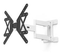 Support TV mural, pivotable, inclin., bras lg, 165cm (65"), jus. 50kg