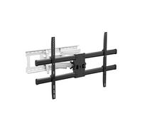 ONKRON Support TV Mural pour 42"-120", Fixation Murale TV Poids 100 kg, Accroche Television Mural VESA 200x100-1000x600, Support Mural TV Orientable et Inclinable, Porte Tele Noir et Blanc M10-BW