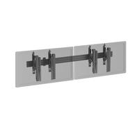 Support TV mural - Push Pull 2 écrans 45"-55" noir