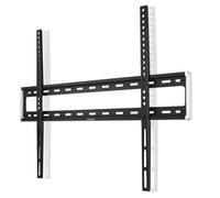Hama Support TV Mural Fixe Garantie 10 Ans (Support TV Mural Extra-Plat, 75kg Max, Robuste, pour écrans LCD/LED/OLED/Plasma de 81 cm à 191 cm (32 à 75"), VESA Max 400x400) Noir