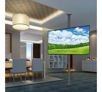 Support TV mural, support TV mural, base pivotante pour TV LCD avec cadre de plancher pivotant à 360 degrés, support pour TV pivotant avec inclinaison réglable, convient pour l'affichage à LED de 32 -