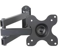 Support TV Mural Universel pour 19-32 Pouces (48-81 cm) - Extensible jusqu'à 38 cm Pivotant Inclinable - Support pour TV LED LCD 3D HD Plasma - VESA 75 100 Noir Modèle : S62