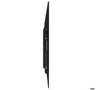 Support TV mural - vidaXL - 600x400 mm - Acier poudré - Inclinaison 15° - Noir