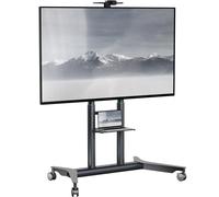 Support TV ONKRON Réglable hauteur Roulant 55-90" 90 kg TS1871-G Graphite