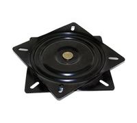 Support pivotant TV EMUCA - 167x167 mm - charge 100 kg - Noir - Métal