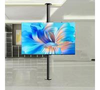 Support TV pivotant et inclinable à mouvement complet - Cadre rotatif à 360 degrés pour téléviseurs LCD, support au sol, armoire et support mural de séparation