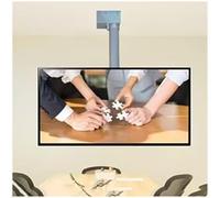 Support TV Plafond électrique réglable - Élévateur TV motorisé avec télécommande, Rabattable à 90°, Compatible avec téléviseurs LED de 26 à 70 Pouces, Support Mural et Plafond pour Home ciné