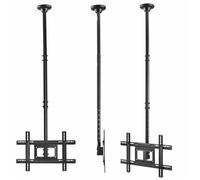 Support TV plafond - Maclean - 23-100 pouces - Charge max 50 kg - Inclinaison +5 à -25° - Métal