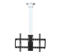 Support TV Plafond motorisé, Hauteur réglable, télescopique, Levage Automatique, Compatible avec téléviseurs de 32 à 70 Pouces, avec mémoire et télécommande, capacité de Charge Max