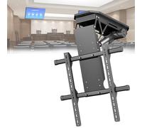 Support Tv Plafond Motorisé, Rehausseur Tv Motorisé Pour TéLéViseurs De 50 à 90 Pouces, RéGlage De L'Angle De 0 à 85, Support Tv Motorisé, SystèMe De DéTection Anti-Collision IntéGré Hallupgrademodel