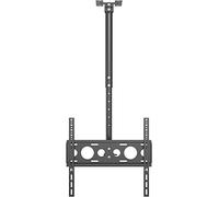 Support TV Plafond Universel - Bras articulé à Mouvement Complet pour plafonds Plats et inclinés, Solution Peu encombrante pour des Angles de Vision optimaux
