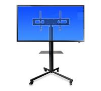Support TV Portable au Sol - Support TV Mobile avec roulettes pour écran Plat ou incurvé de 32 à 65 Pouces. Support TV a