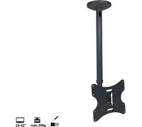 Support de suspension de plafond pour téléviseur 23-42 ""50 - 85 cm 30kg Maclean MC-504A B noir