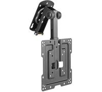 Support TV pour Plafond, adapté aux téléviseurs 19-43 Pouces, Pliable, réglable en Hauteur, pivotant, jusqu'à VESA 200x200, Noir