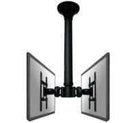 Newstar FPMA-C200D Support Plafond pour écrans Doubles 10"-40" (Dos à Dos) réglable en Hauteur Noir