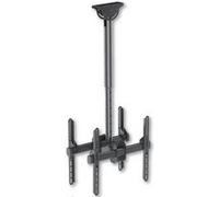 Support TV pour plafond TECHly ICA-CPLB-944D Dual ICA-CPLB-944D 81,3 cm (32) - 132,1 cm (52) inclinable + pivotant Noir G