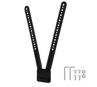 Support TV pour systèmes de vidéoconférence et audio MeetUp HD compatible avec Logitech avec trous alternés de 6 mm et 8 mm, taille maximale : 139,7 cm (mesure diagonale)