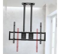 Support TV Réglable Au Plafond - Support TV à Double Pôle à Hauteur Réglable pour écran Simple, pour Téléviseurs De 50 à 100 Pouces. Support TV, Support TV Télescopique Inclinable Et Pivota