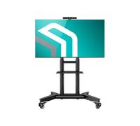 Onkron Support TV mobile TS1571-B - 32-75 pouces, charge max 60 kg, VESA 200x200-600x400, noir