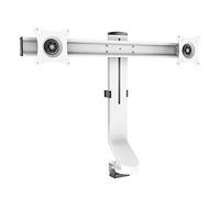 Support TV Support de bureau for moniteur en colonne, support for moniteur double écran de 7,4 pouces, réglable en hauteur, rotatif, adapté aux moniteurs de 17 à 32 pouces Pied TV ( Size : Dual screen
