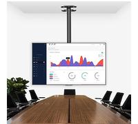 Support TV, Support Mural, de Montage au Plafond, Cadre LCD Rotatif à 360°, Compatible avec Les téléviseurs 37 85 Pouces, VESA Max 600 x 400 mm, Hauteur réglable