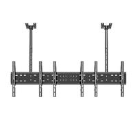 Support TV, Support Mural, de Plafond Double - écran Suspendu Robuste avec télescopique réglable Inclinaison 15° 400 x mm