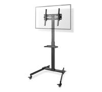 Support TV sur Pied - 32-55" - Poids d'écran Maximal Pris en Charge: 35 kg - Design Colonne Prime - Hauteurs pré-fixées réglables - Verrouillage par Pression - Acier - Noir