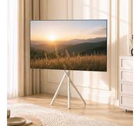 Support TV sur Pied Maclean MC-181W 27-55" VESA 200x200 60kg Blanc