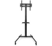 Nedis Support TV sur pied TVSM5100BK – 32–55" , acier, design colonne, 35 kg, noir