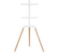 Nedis TVSM7060WT Support pour téléviseur 165,1 cm (65") Marron, Blanc