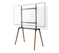 Support TV sur Pied | 60 - 75 " | Poids d'écran maximal pris en charge: 40 kg | Scandinavian Design | Sangle anti-bascule | Verrouillage par pression | Acier / Aluminium | Noir