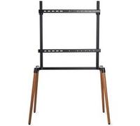 Nedis TVSM7250BK Support pour téléviseur 190,5 cm (75") Noir, Marron