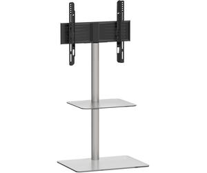 Support TV sur pied VCM "Alani" - avec étagère en verre