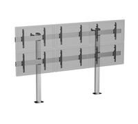 Support sur pieds pour 6 écrans TV 45''-50'' - Hauteur 180 cm - A visser