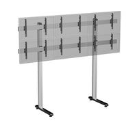 Support sur pieds pour 6 écrans TV 50''-55'' - Hauteur 240 cm - A poser